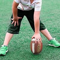 Senston Amerikai Futball Labda 5-ös Méret, Tartós Műbőr Borítás, Puha Fogású, Fiataloknak, NFL Stílusú, Barna 5