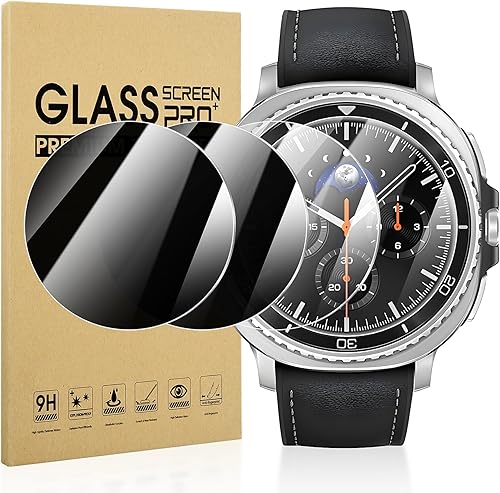 Miniatura 8 de Suoman Paquete de 2+2 para Protector de Pantalla de Cristal Templado para Samsung Galaxy Watch Ultra 47mm, Película Protectora de Pantalla de Vidrio
