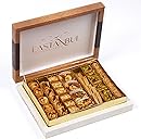 Eastanbul Baklava, 1.1lb, Baklava Pastry, Pistachio Gift Box, Middle Eastern Sweets, Turkish Desserts, Pistachio & Cashew Rich Pastry, Dulces Arabes, Arabic Sweets, Turkish Gifts