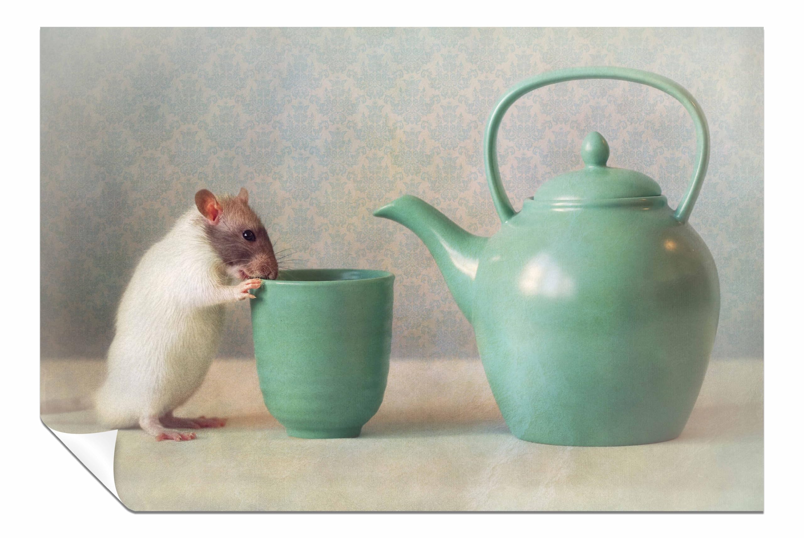 The Teapot Unframed Poster Print, Pictures for Home Walls, Bedroom, Living Room & Bathroom Decor 46x31cm (18x12in)
