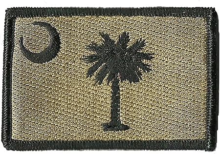 Gadsden and Culpeper South Carolina Tactical Patch - Coyote Tan
