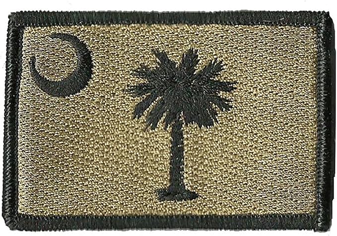 Gadsden and Culpeper South Carolina Tactical Patch - Coyote Tan