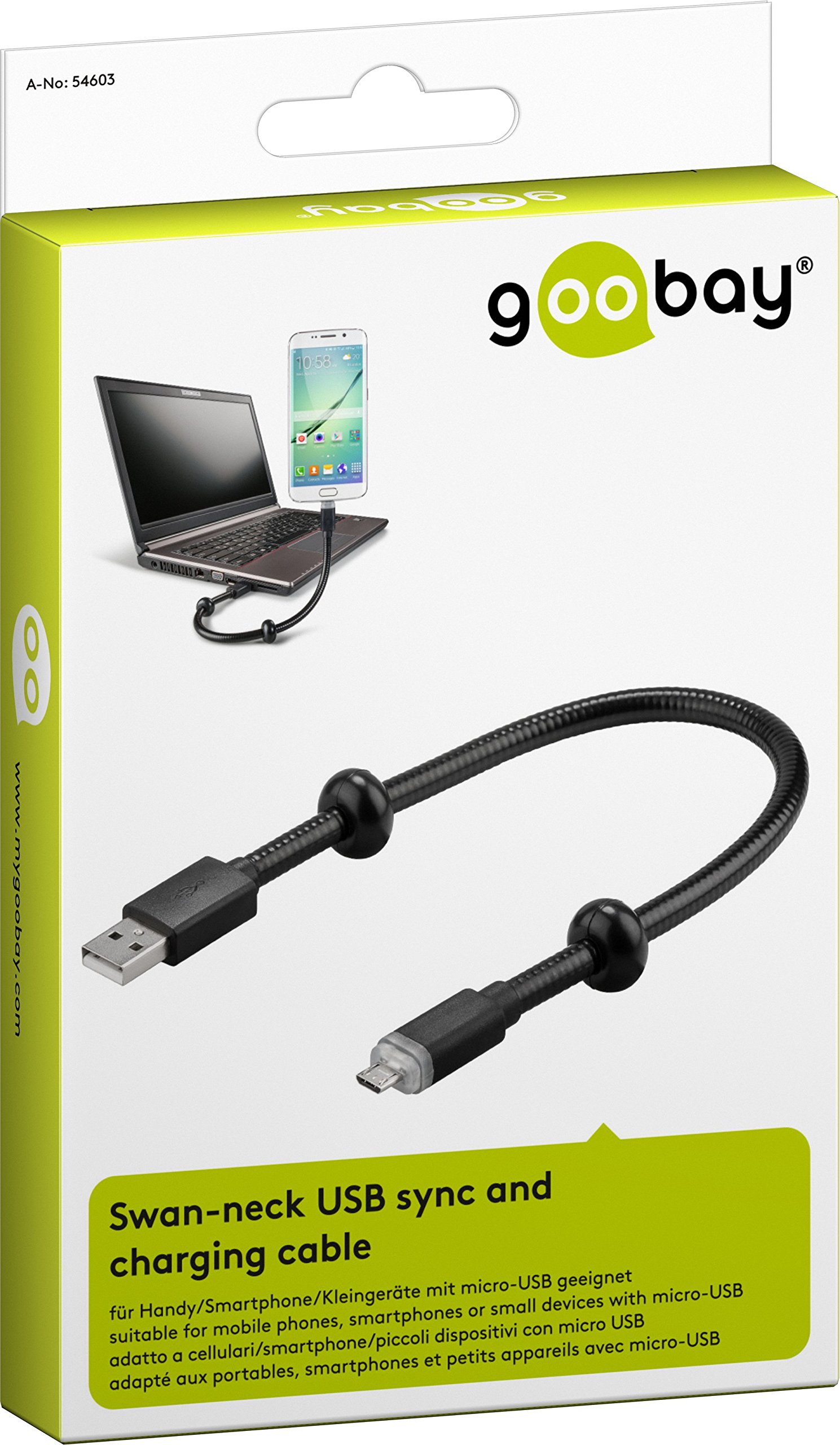 Joyroom Cavo di ricarica Micro-USB, 3 m, rotondo, colore nero