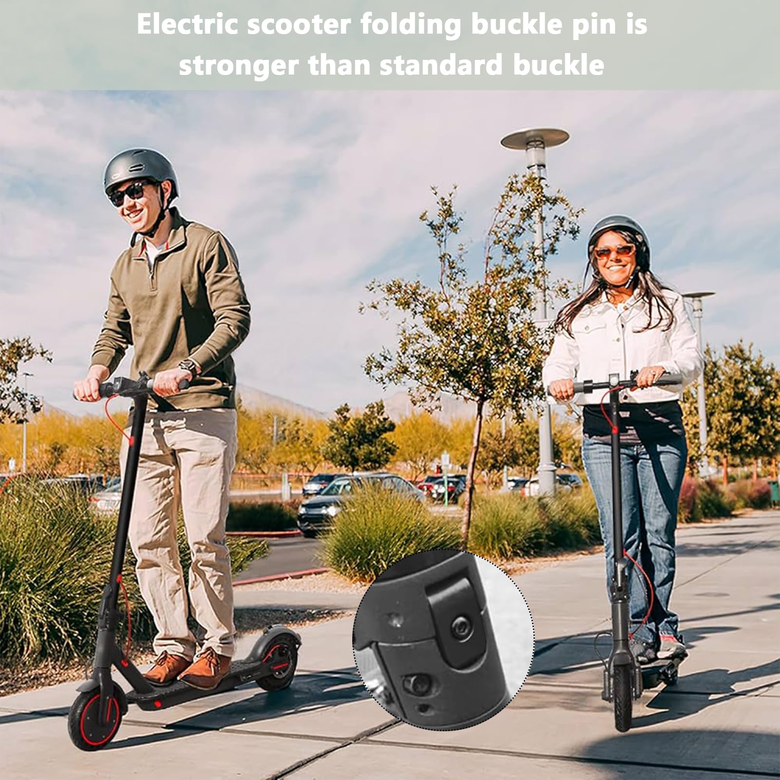 Drfeify Goupille de verrouillage renforcée pour scooter électrique