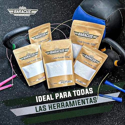 Miniatura 6 de BARACUS Chalk Bag - Premium Gym Chalk for Climbing & Lifting Chalk, Gymnastics, Weightlifting, Crossfit, Pool Dance, Training and Improve Your Hand