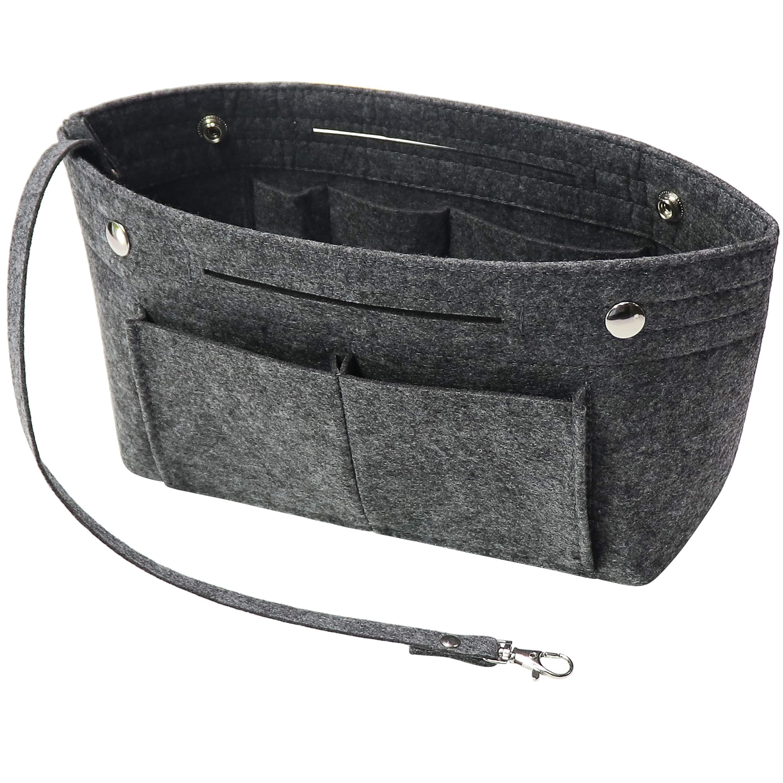 Soyizom Filz Handtasche Organizer Bag in Bag,Innentaschen für Handtaschen Organizer mit Schlüsselkette für Speedy Neverfull,8 Farben