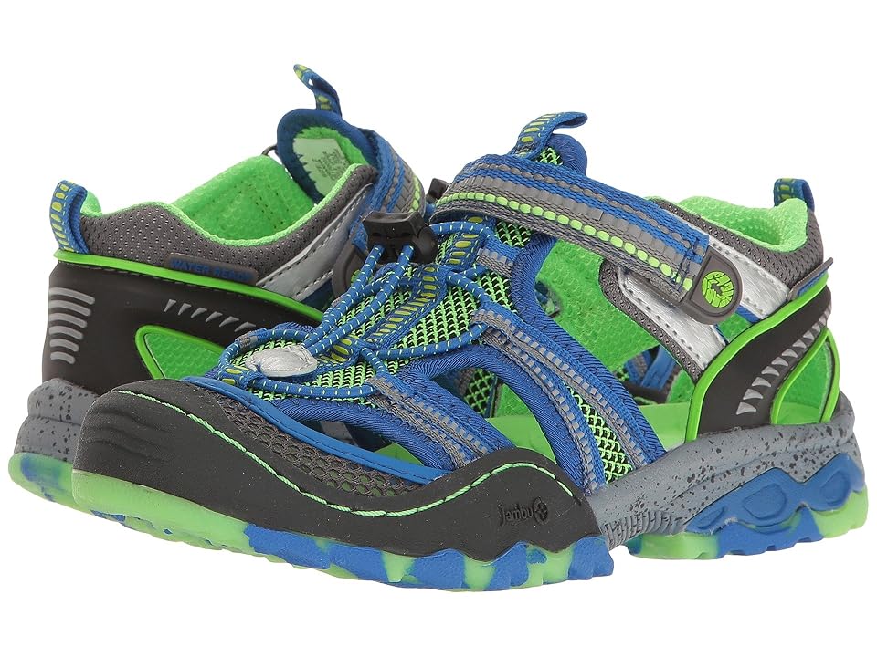 

Jambu Kids Piranha (Toddler/Little Kid/Big Kid) (Green/Blue) Boys Shoes