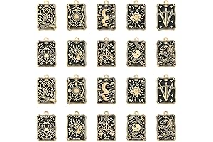 LiQunSweet 20 Pcs 10 Styles Tarot Charms