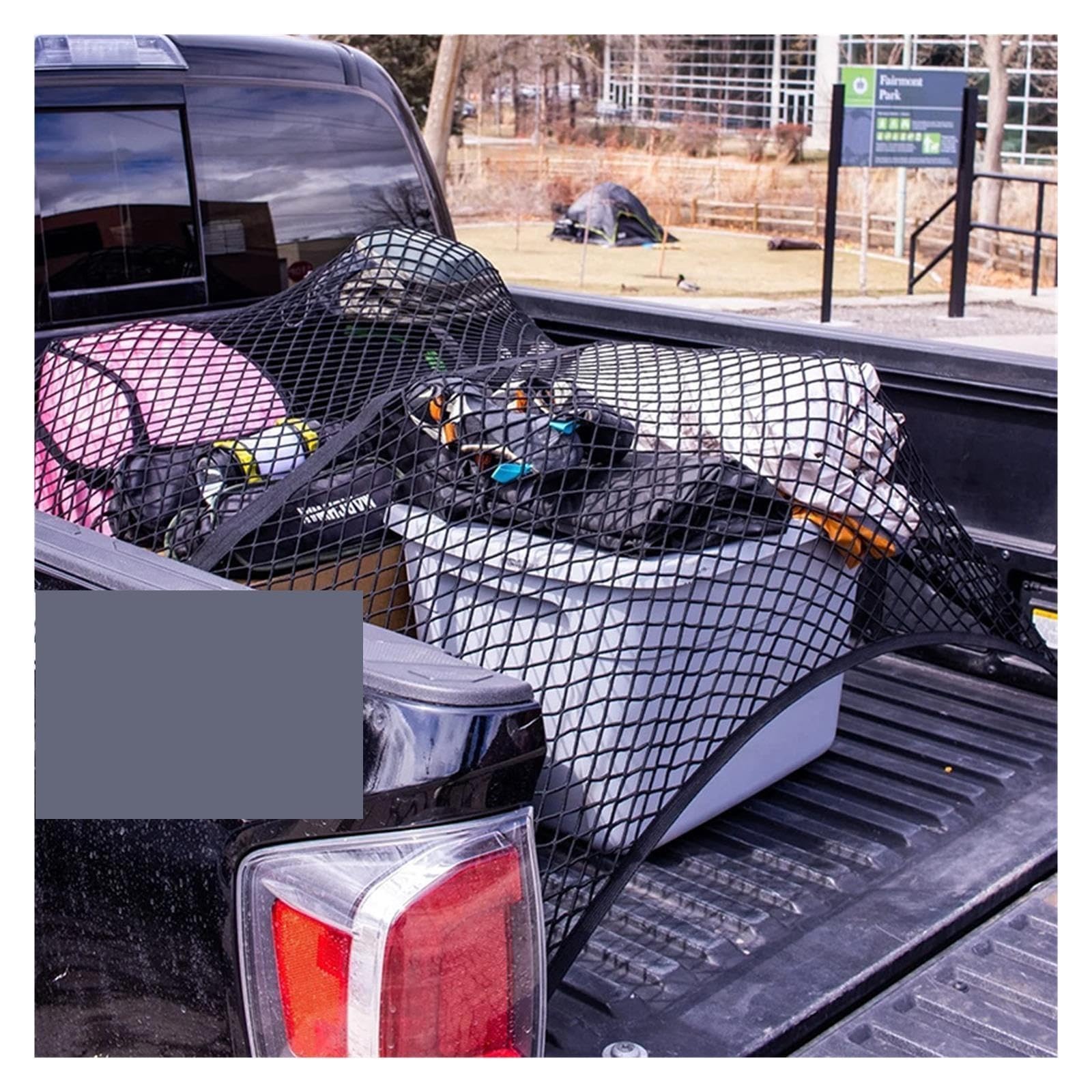 1 Stück Pickup-Truck-Kofferraum elastische Netztasche Für Autozubehör