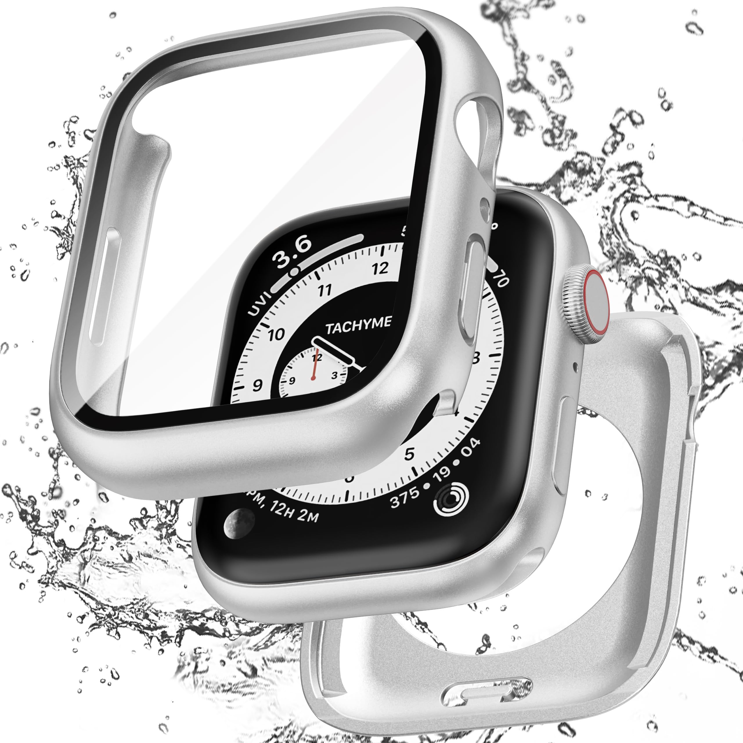【フルカバー保護】Puptoya アップルウォッチ 防水 カバー Apple W…