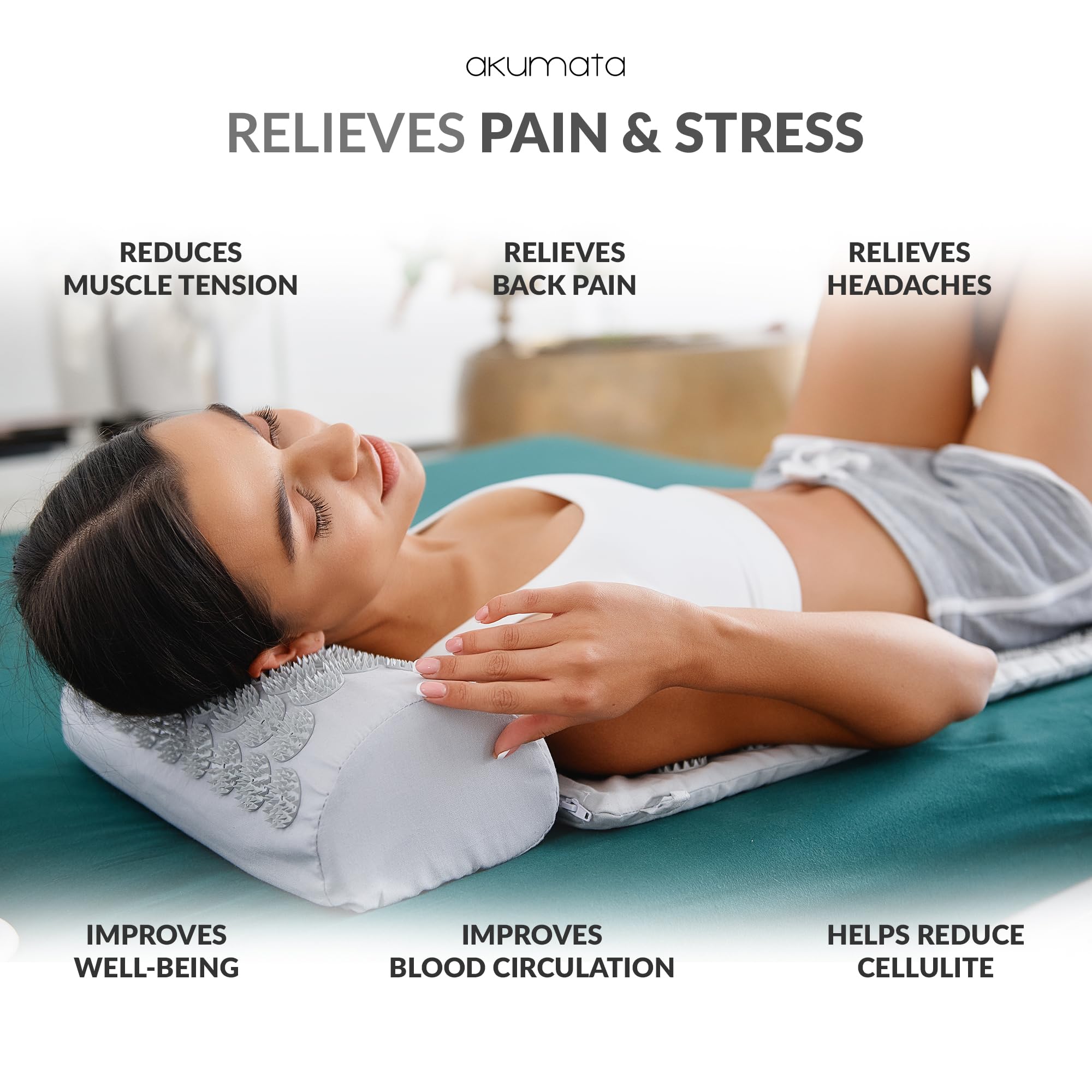 Esterilla Acupresion con almohada - Acupressure Mat XL