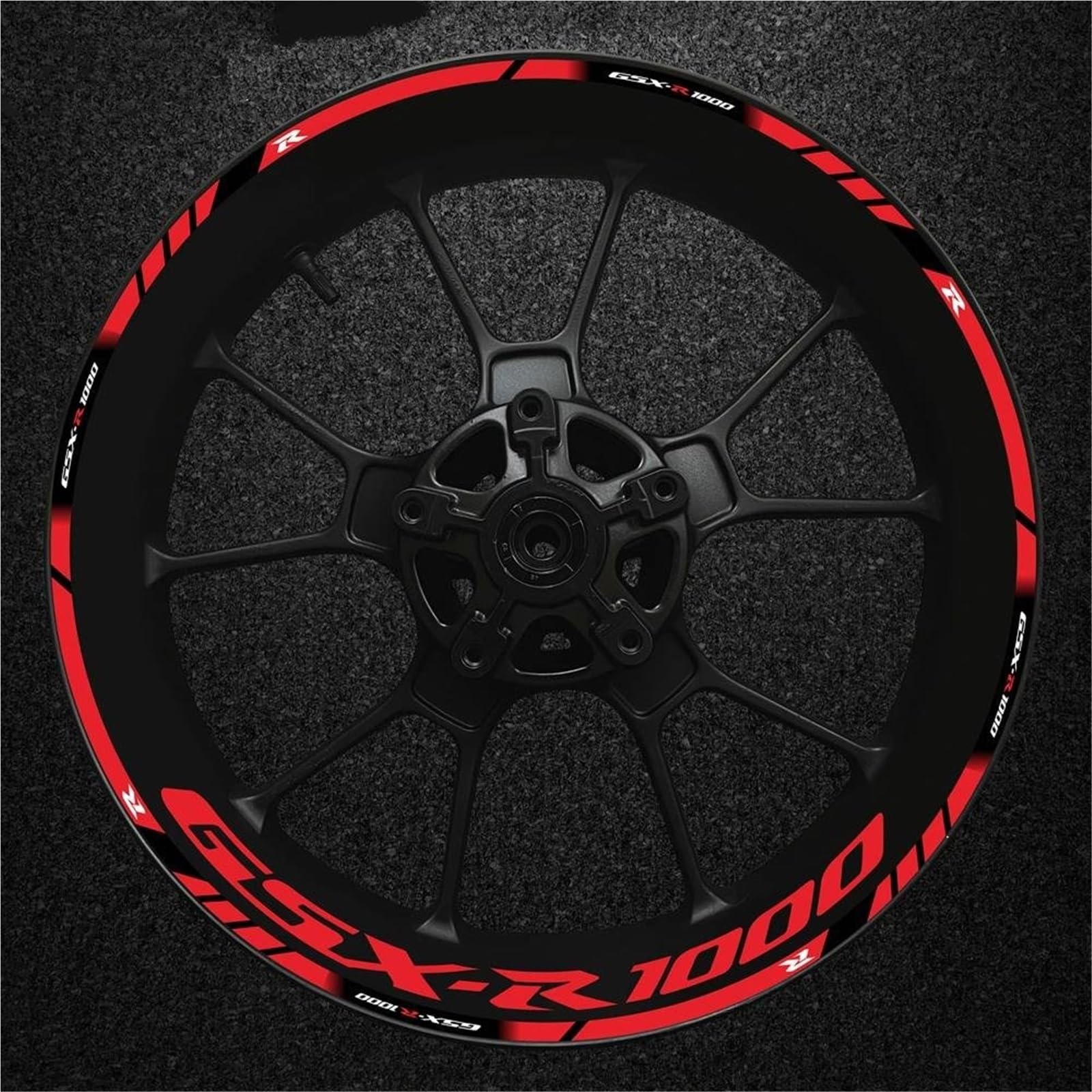 Wheel Stickers Motorcycle Reflective Wheel Decal for Suzuki GSXR1000 GSXR GSX-R 1000 GSX-R1000 Rim Stripe Decals Hub Stickers Rim Reflective Decal