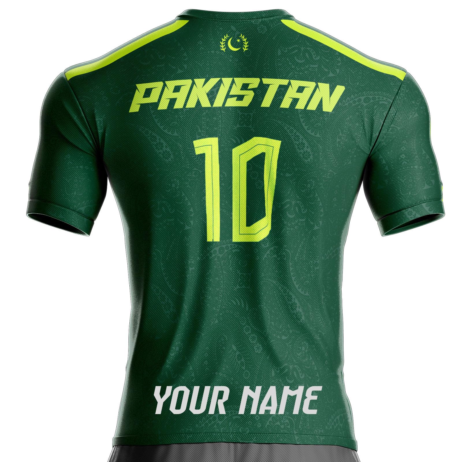 Maillot Pakistan Football PK-124 Microfibre Respirant, Cadeau, vêtement, Drapeau
