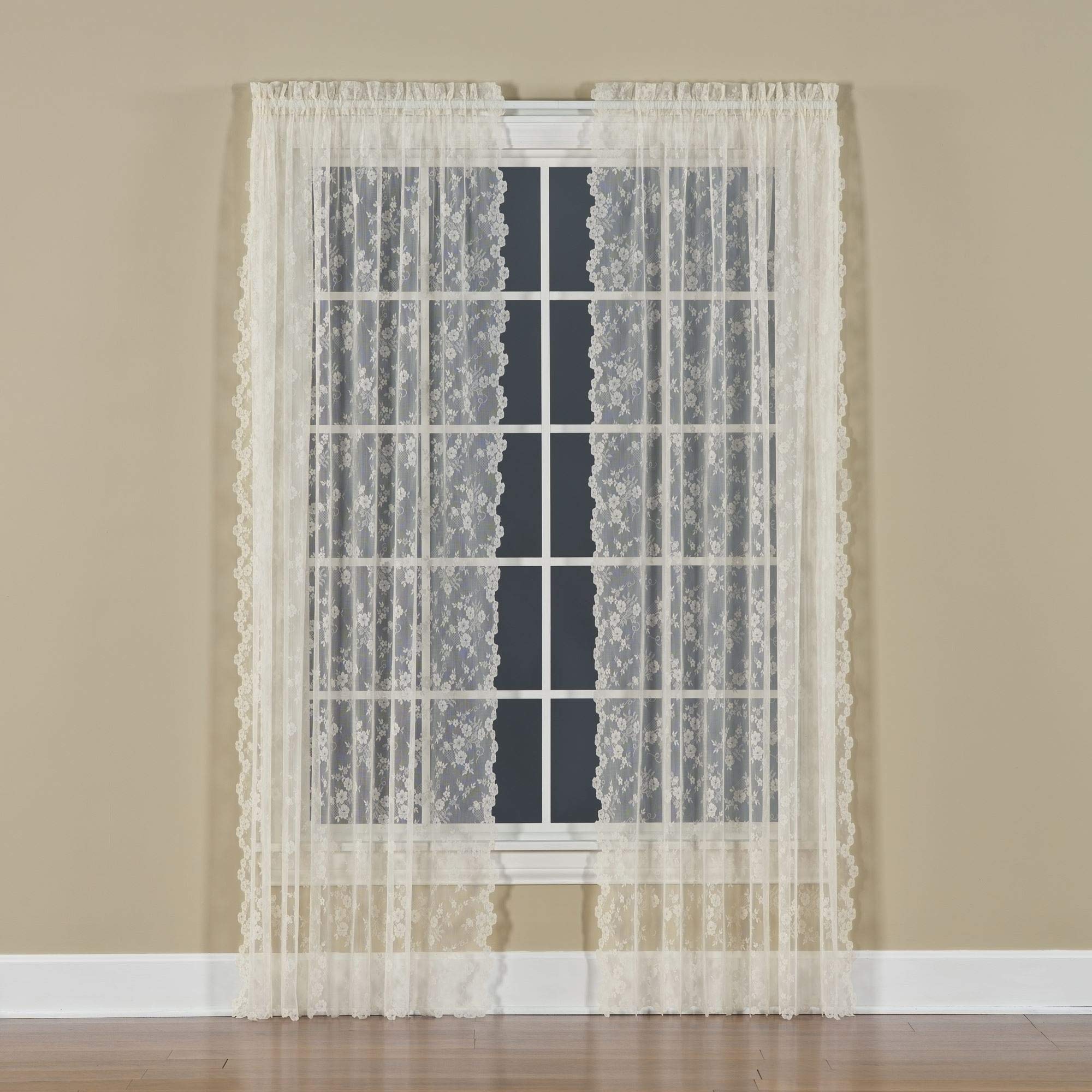 Cream Lace Curtains Curtains & Drapes 2023