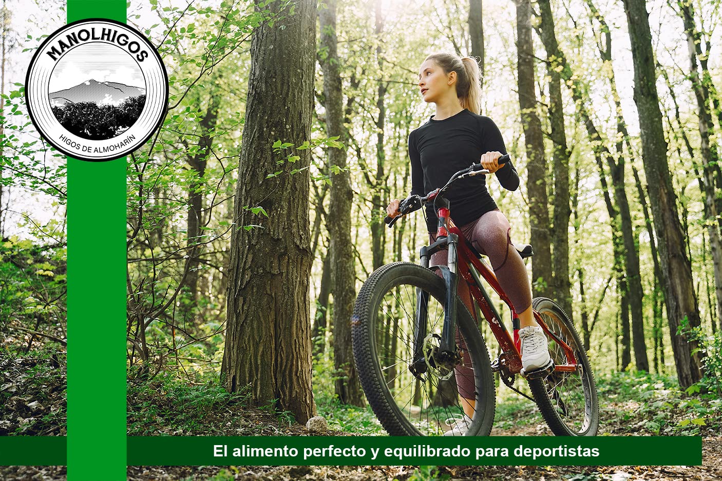 Manolhigos | Barritas de higo con almendras | Barritas energéticas naturales | Higos 100% naturales | Sin azúcares añadidos | 25%+ de almendras enteras | Almendras de España | Pan de higo (250 gramos)