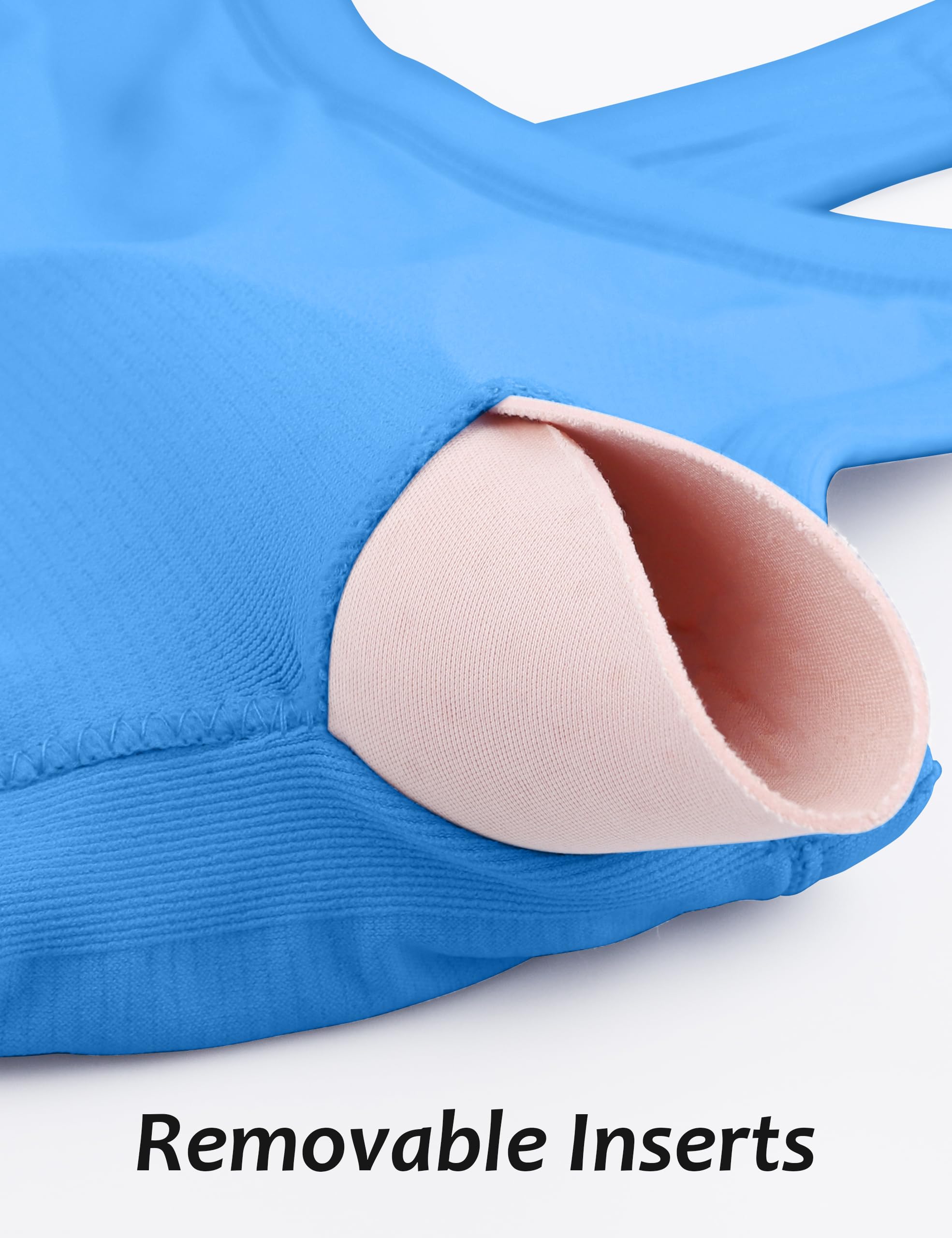 MathCat Workout Tank Tops for Women with Built in Bra, Sleeveless Gym Tops Seamless Racerback Athletic Yoga Shirts