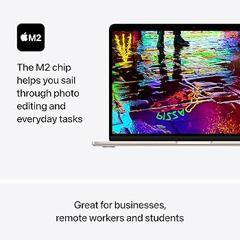 Apple 2022 MacBook Air laptop with M2 chip: 13.6-inch Liquid