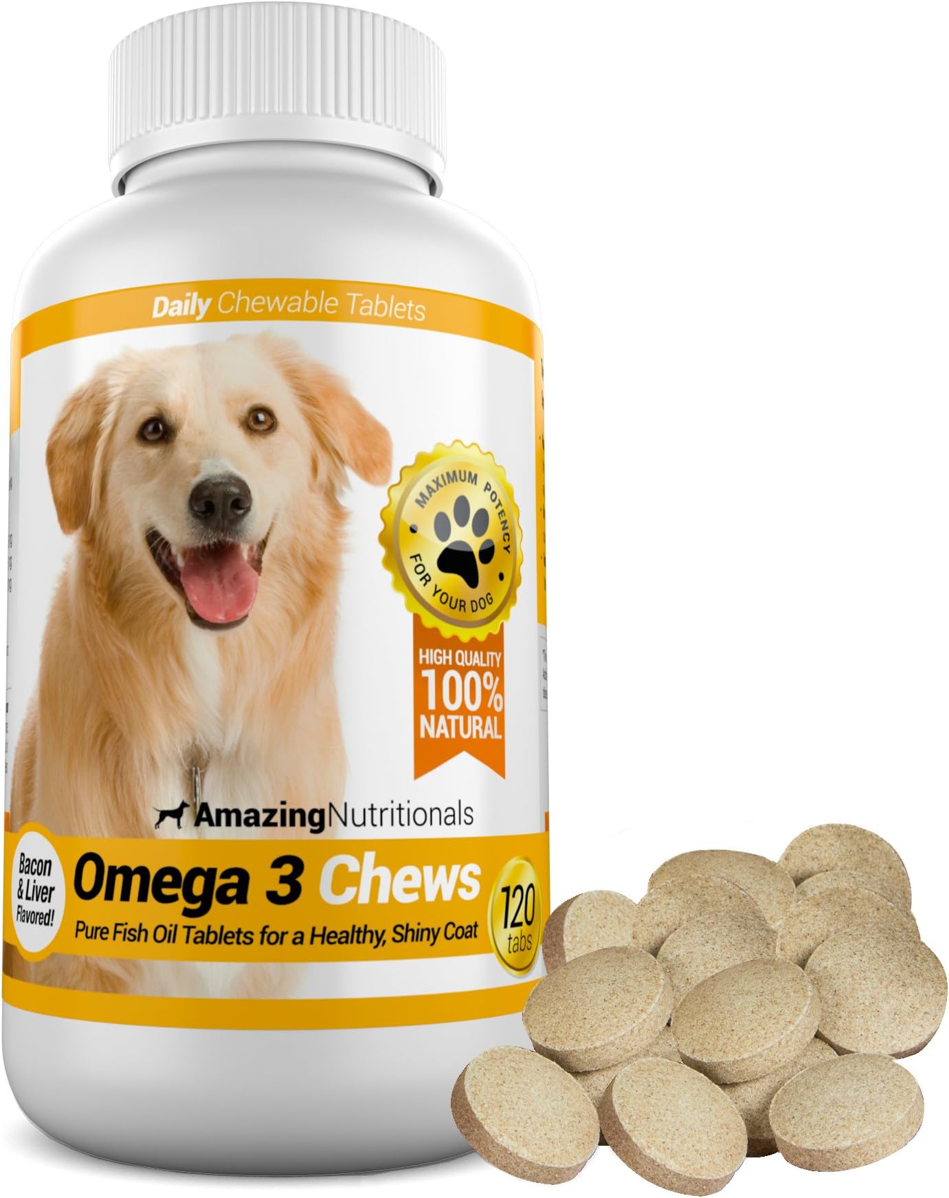 Project Paws Omega 369 Select Fish Oil for Dogs Krill