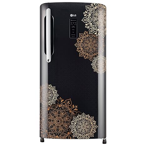 LG 204 L 4 Star Direct-Cool Inverter Single Door Refrigerator (??GL-B211CERY, Ebony Regal, Smart Connect, 2022 Model)