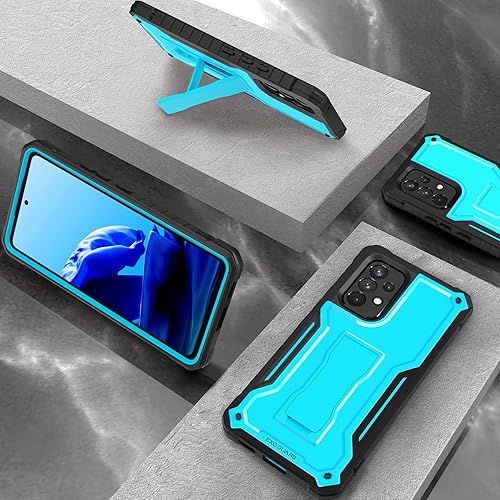 Miniatura 5 de ExoGuard Funda para Samsung Galaxy A53, funda de goma a prueba de golpes de cuerpo completo con protector de pantalla para teléfono Samsung A53 5G,