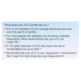CVS A1C At Home Test Kit, Home Use Monitoring of Glycemic Control, Easy Operation for at home A1C Monitoring