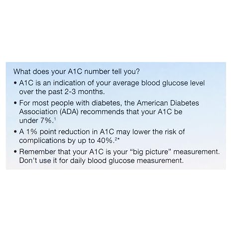 CVS A1C At Home Test Kit, Home Use Monitoring of Glycemic Control, Easy Operation for at home A1C Monitoring