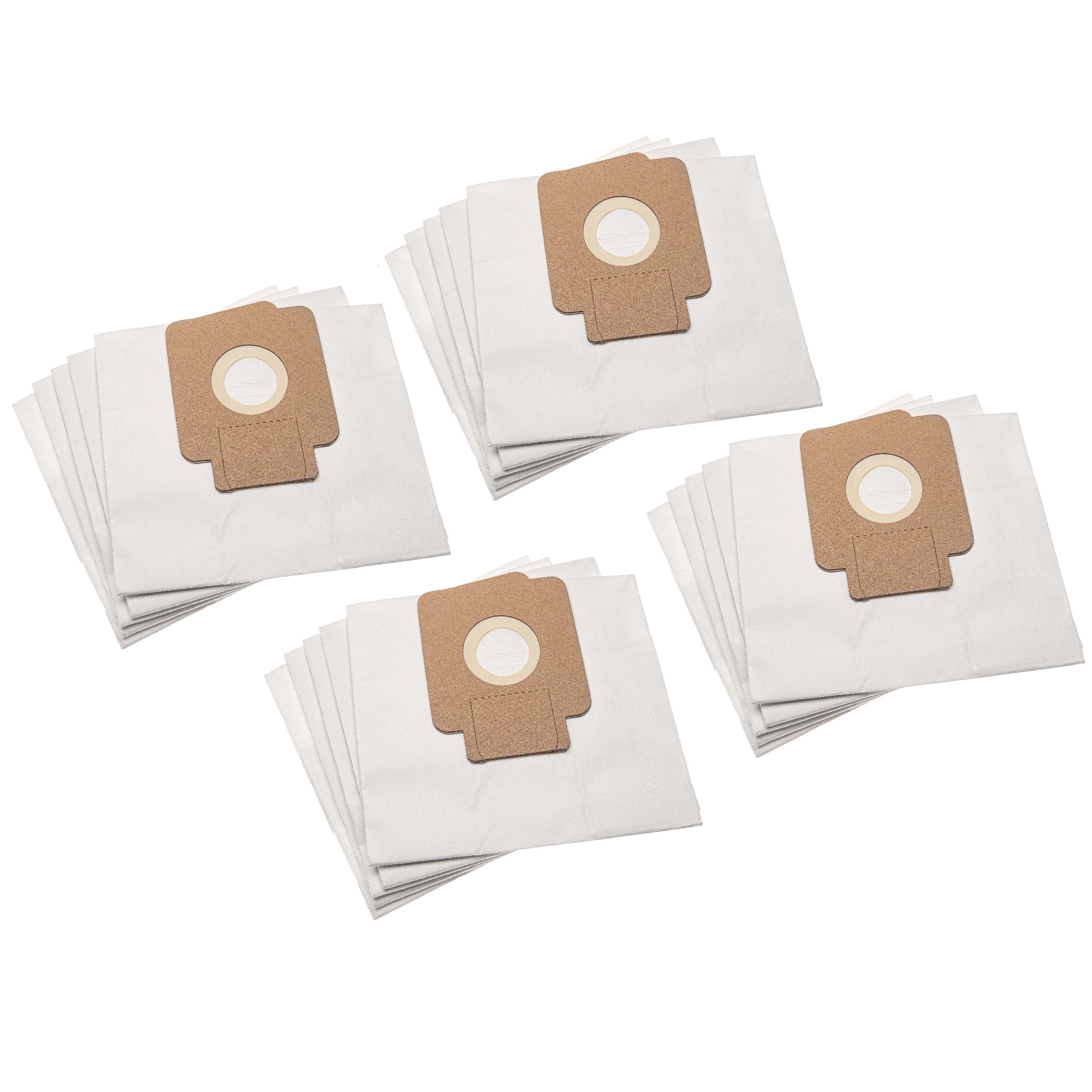vhbw 20 x worek do odkurzacza kompatybilny z odkurzaczem Hoover TFS5182021, TFS5182017, TFS51820131800W, TFS5182012, papier, 16,5 cm x 18 cm, beżowy