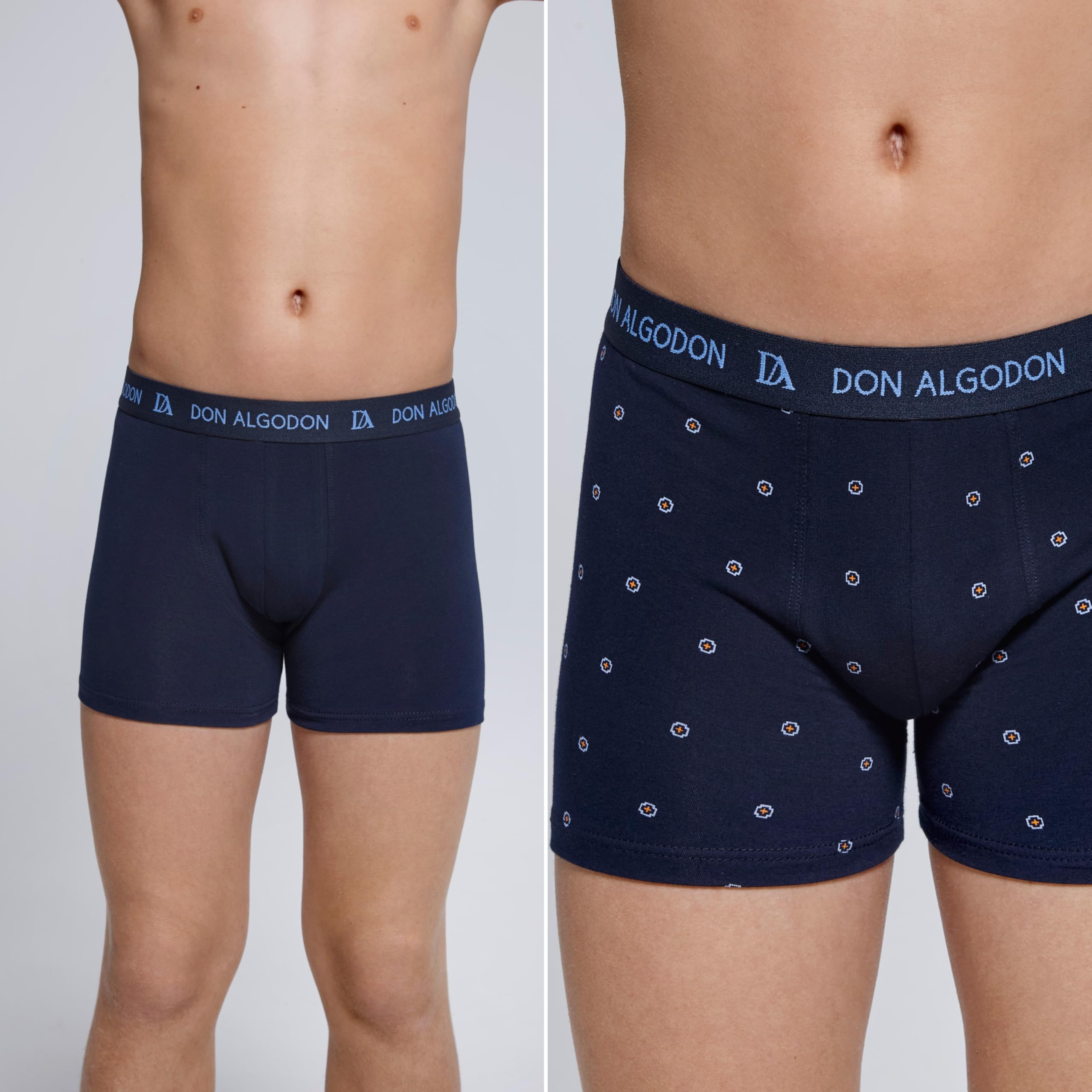 DON ALGODON | Pack 12 Boxers Niño Calidad y suavidad excepcionales Tacto Extrasuave