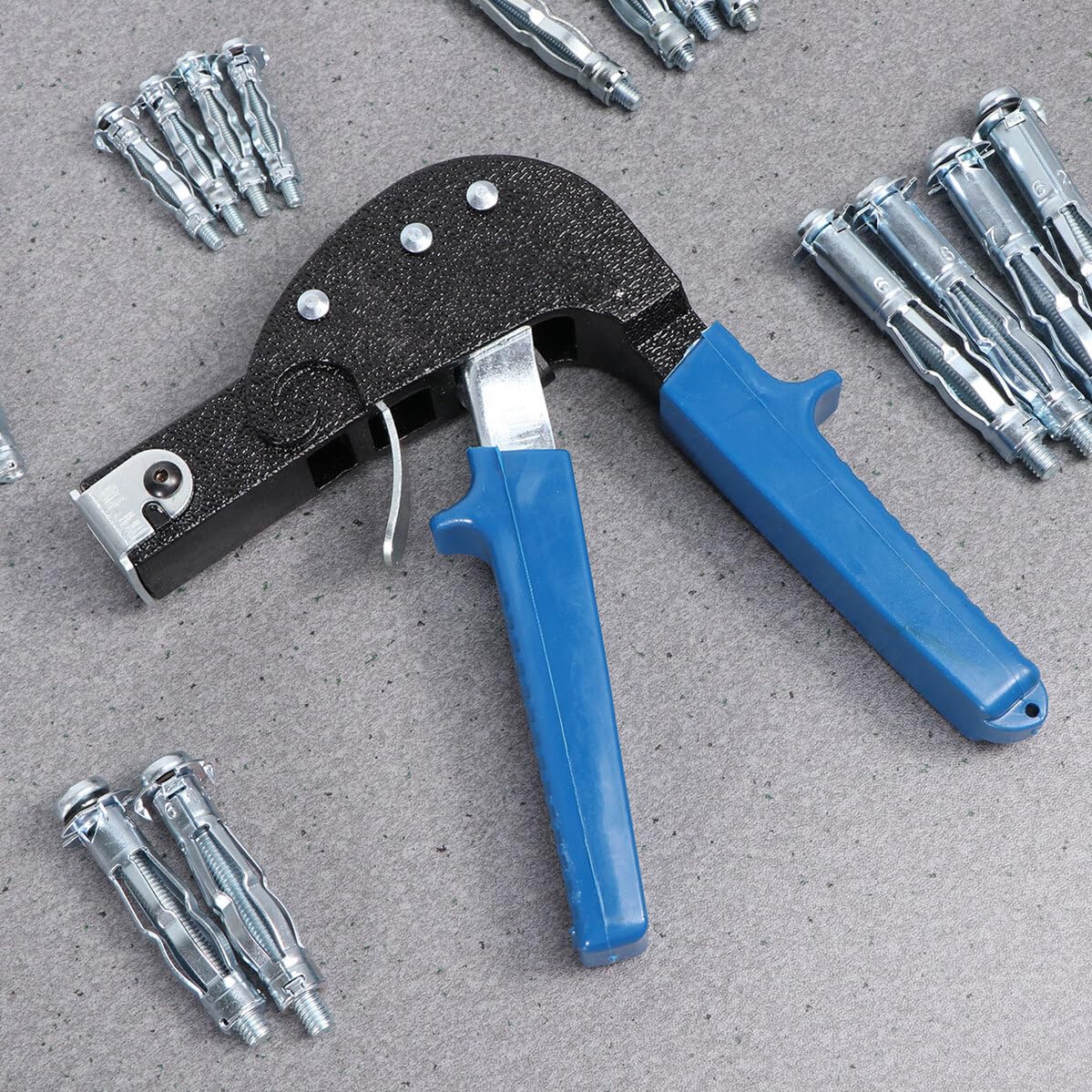 19 Stück Teiliges Hohlraumdübel Metall setzwerkzeug für Gipskartonplatten Robuste Hohlwandanker Vielseitige Dübel für Rigipsplatten Einfache Montage und Zuverlässige Befestigung