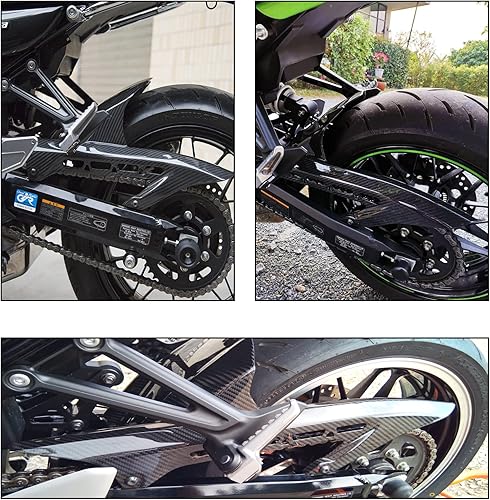 Miniatura 8 de Guardabarros trasero de fibra de carbono de repuesto para Kawasaki Z900 2017-2021
