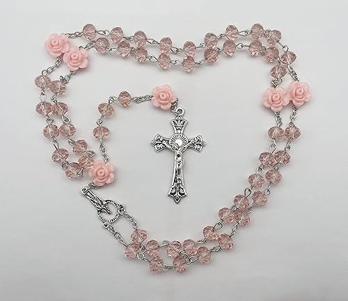 Miniatura 5 de Collar de perlas de rosario para mujer, regalo de oración de rosario católico de primera comunión para hombres, niñas y niños, nuestra medalla de