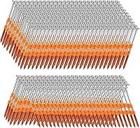 Vista 1 de Clavos de marco de 21 grados, 1000 unidades, vástago de anillo de 2-1/2 pulgadas x 0.113 pulgadas, cabeza redonda completa galvanizada en caliente