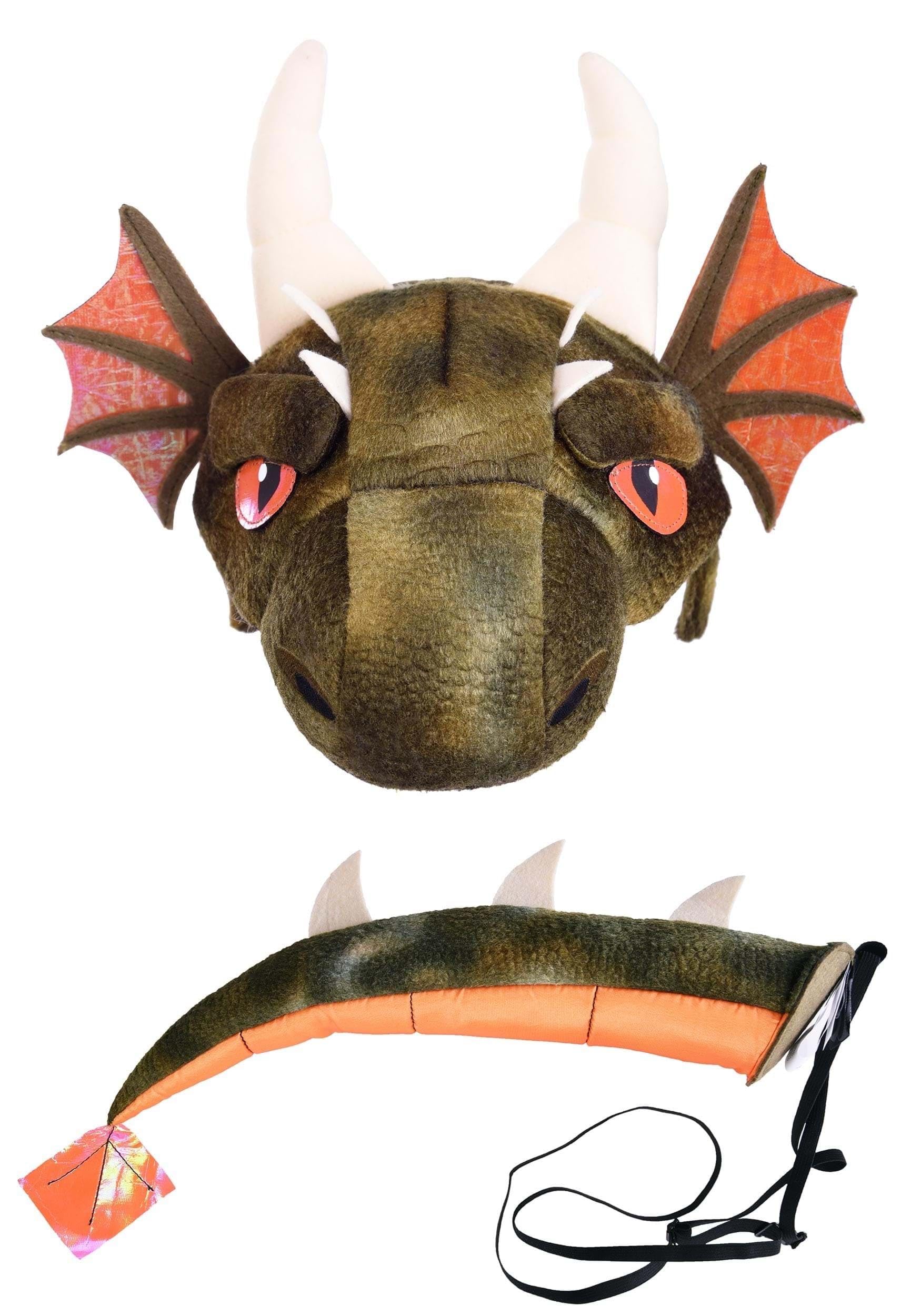 Amazon.com: Dragon Soft Headband & Tail Kit - Plush Velour Ears