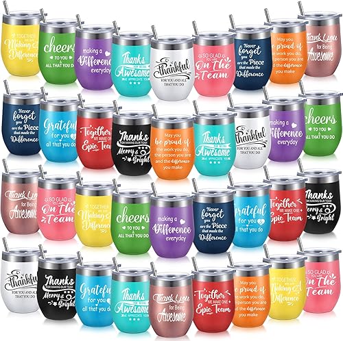 Miniatura 9 de Sieral Regalos de Equipo para Empleados Vaso de Agradecimiento a Granel Regalos de Agradecimiento Navideño para Empleados para Compañeros de Trabajo