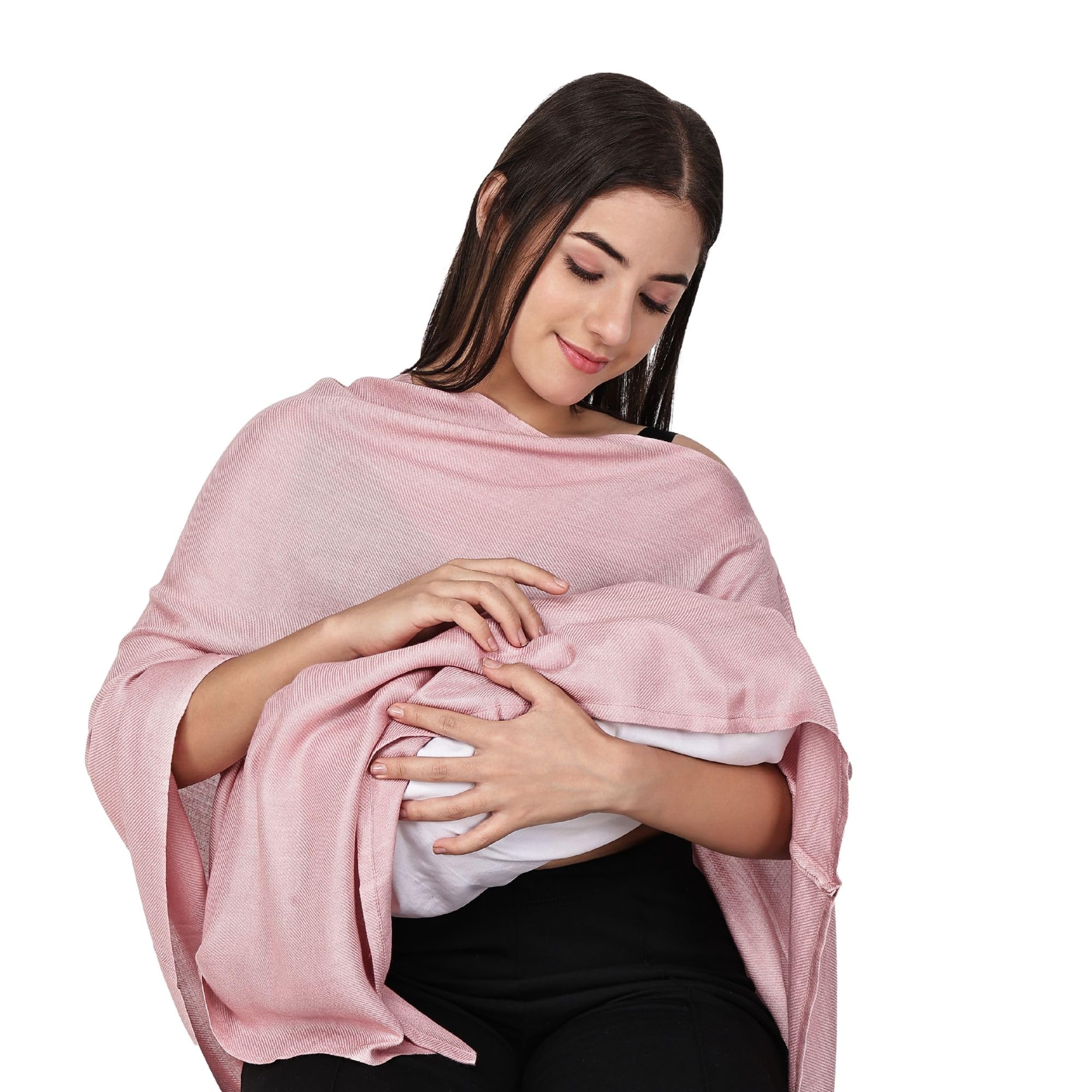 9&You Nursing Cover for Breastfeeding, Feeding Cover for Mothers, Ultra-Soft & Breathable Nursing Poncho, Multi-Use Breastfeeding Cover Up for Outdoor Feeding, Breastfeeding & New Mom Essential-image-1