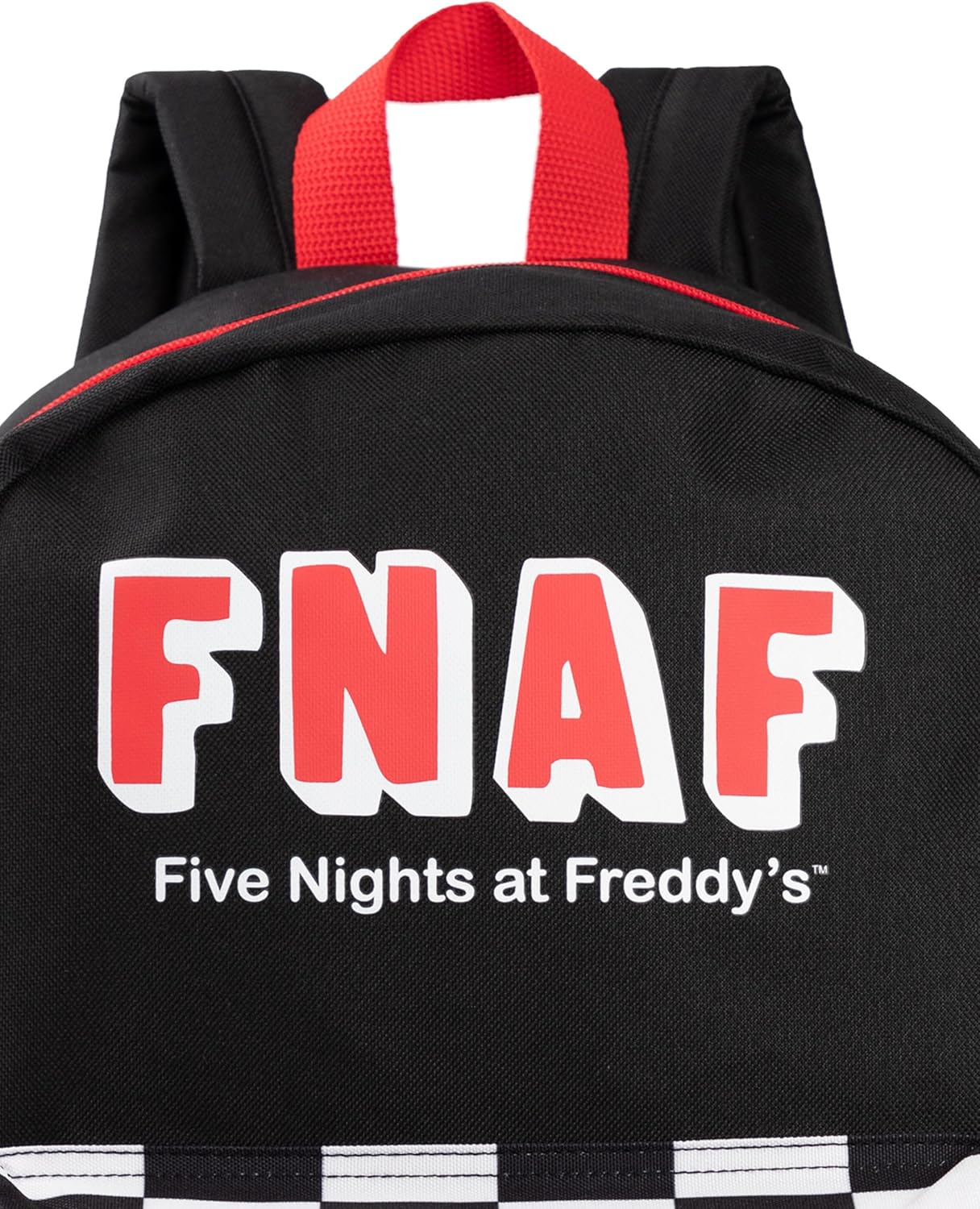 Five Nights at Freddy's Backpack | Black Rucksack with Adjustable Straps | Practical & Organised Luggage Sports School Bag For Girls & Boys | FNAF Game Series Movie Merchandise Gifts for Kids & Teens