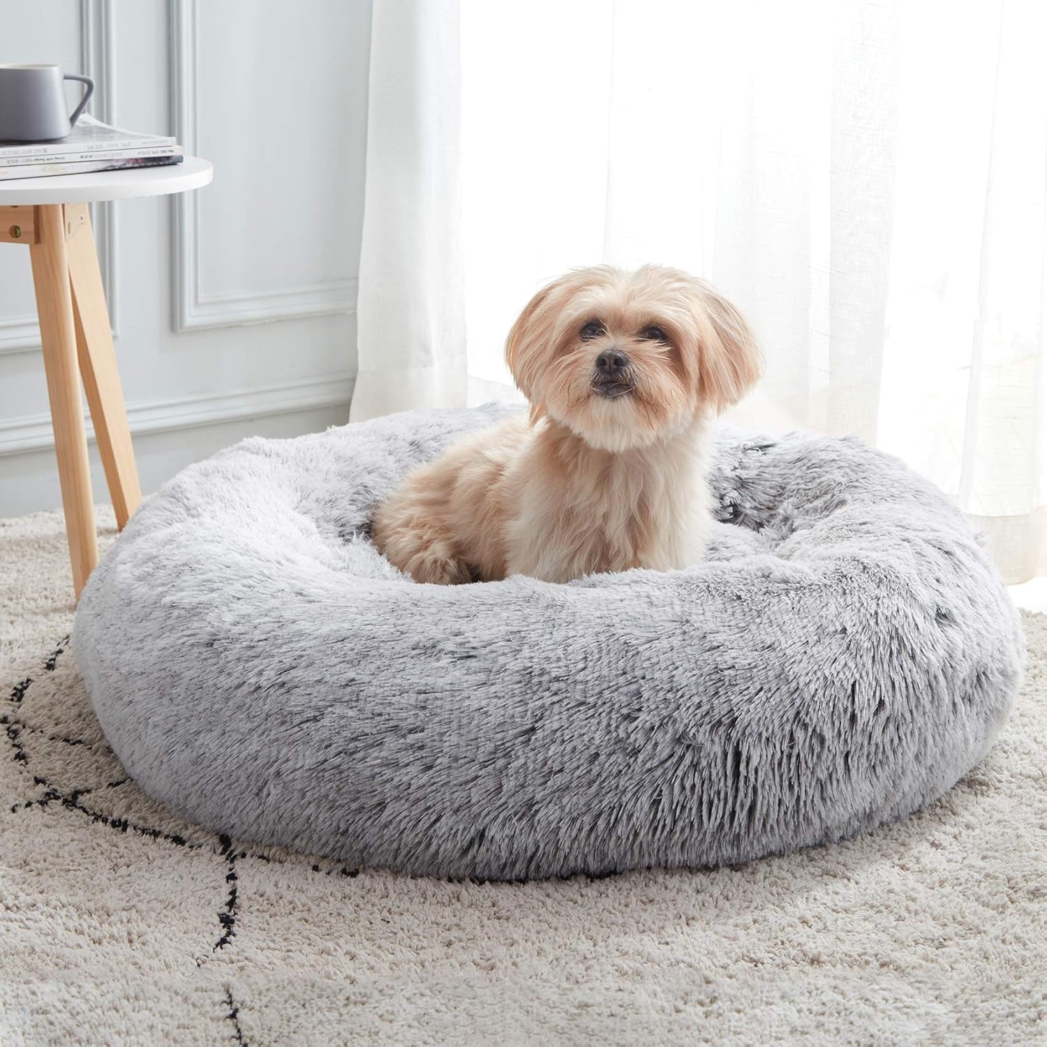 Donut Dog Cuddler Bed Calming