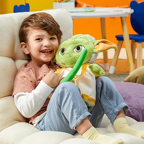 Miniatura 9 de Star War Master Yoda - Peluche de peluche, juguetes preescolares para niños y niñas de 3 años
