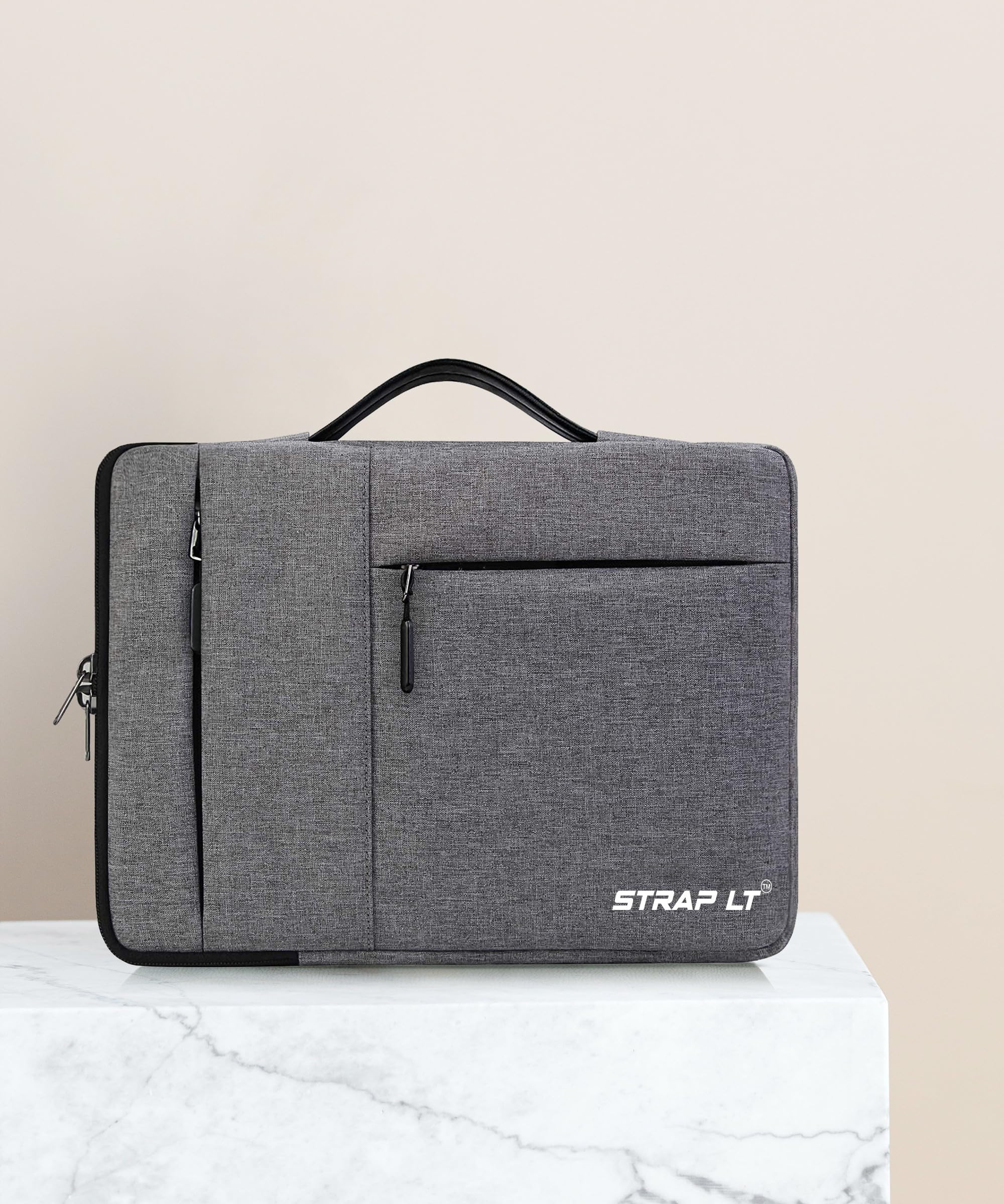 StrapLt 15-16 Inch Laptop Sleeve Bag Case Briefcase | Waterproof Protective Tables Case Laptop Sleeve Case Portable Handle Laptop Bag,Dark Gray for Men & Women (Grey) (B0CZTFGN56) Amazon Price History, Amazon Price Tracker