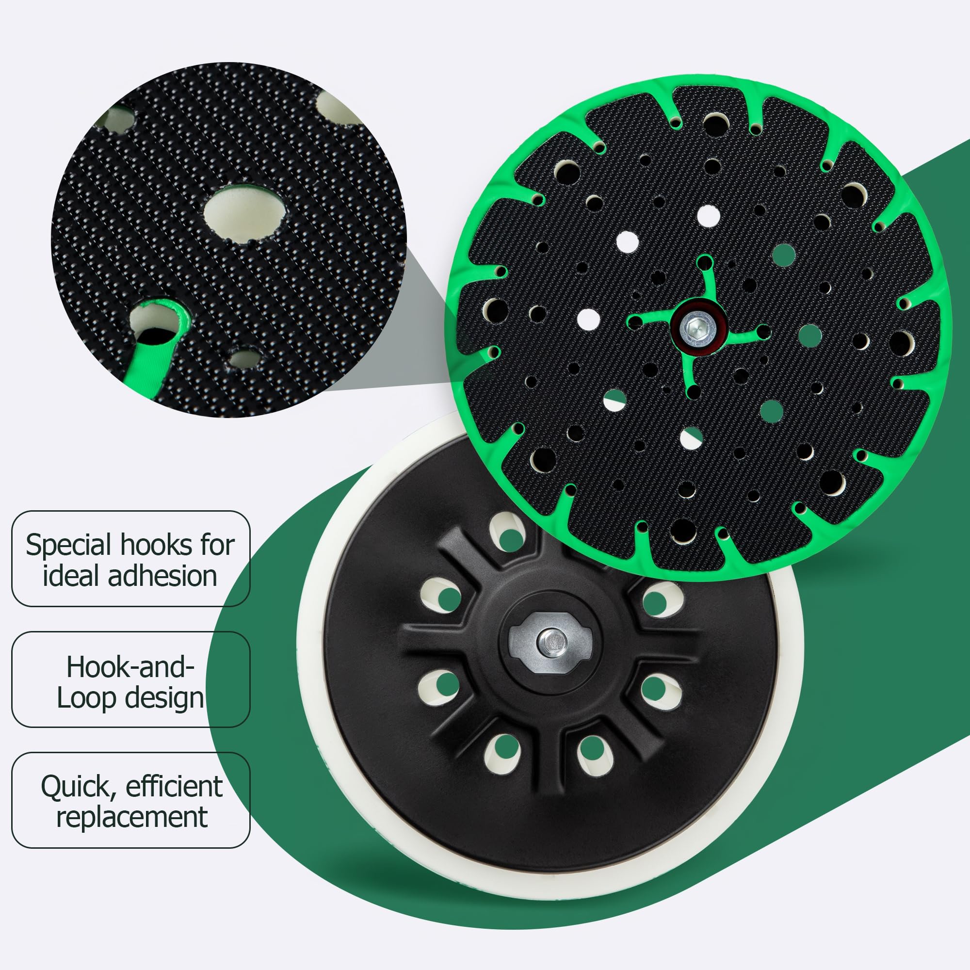 Festool Pad 6 Inch Festool Sanding Pads 150mm Upgraded 6-Inch – Compatible With Festool ...