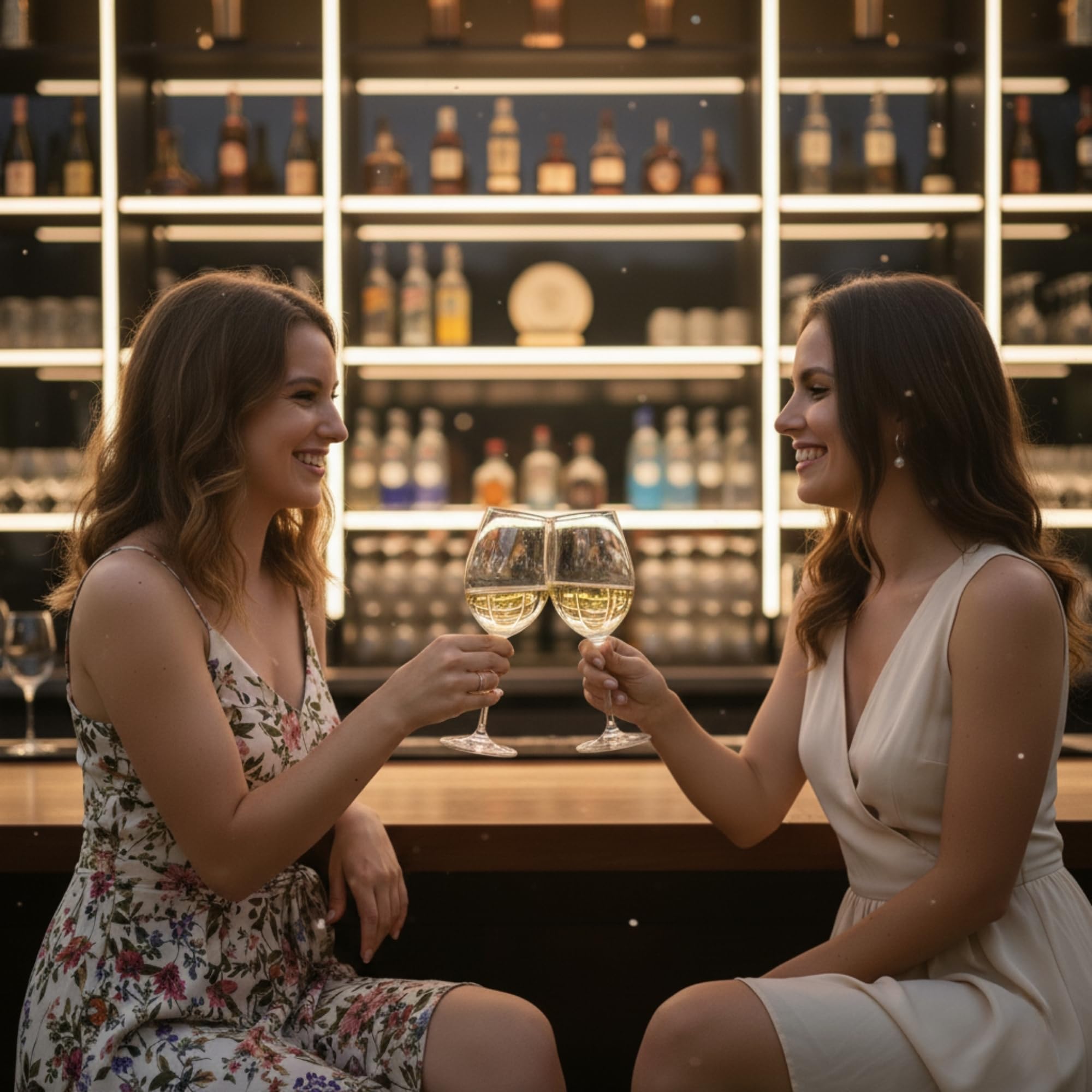 fashwork - Coppia Calici Vino Personalizzabili Palloncini, Calici Personalizzati da 50 cl, bicchieri vino rosso o prosecco - Idee Regalo Anniversario, Regalo Matrimonio e scegli la scatola regalo