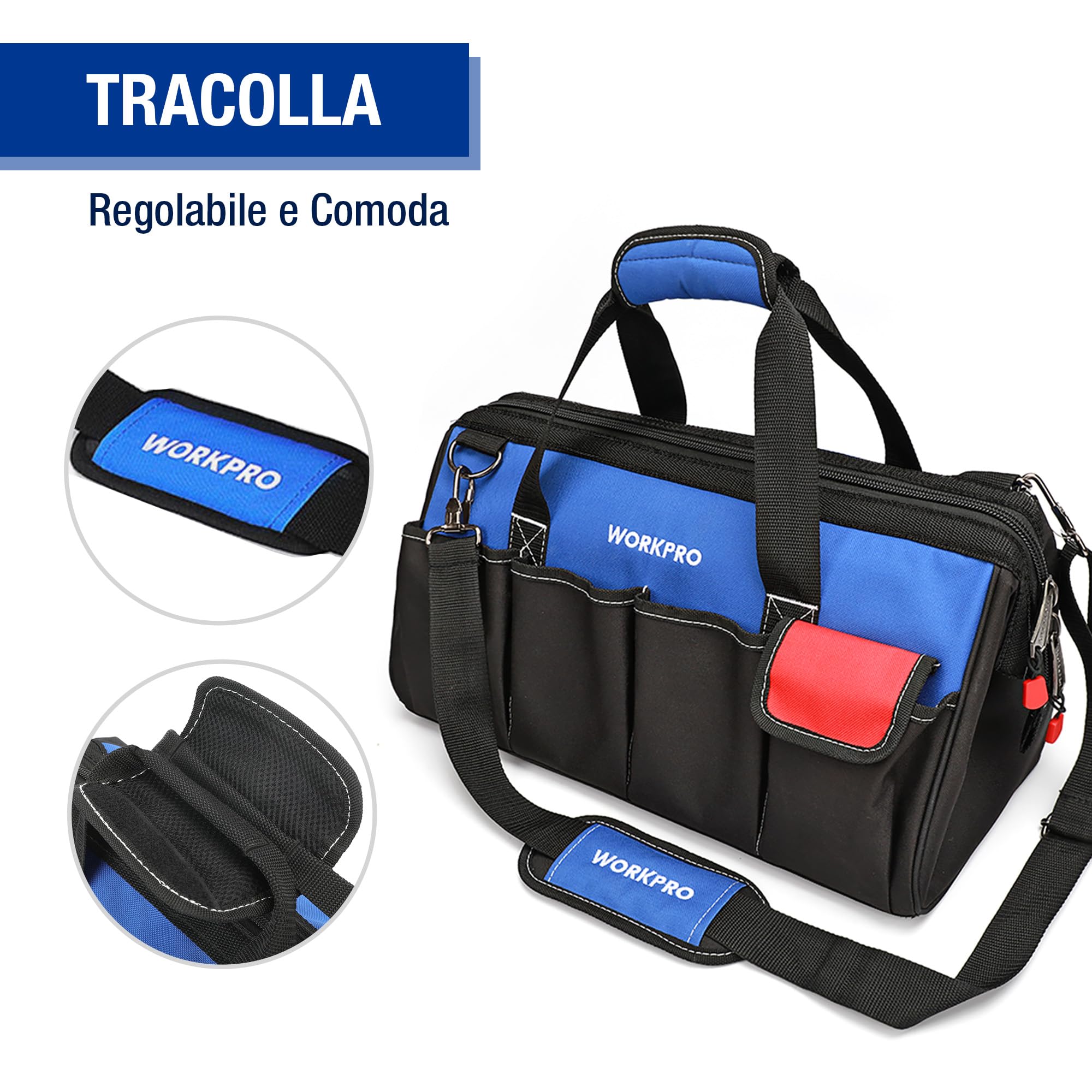 WORKPRO Borsa per attrezzi unisex