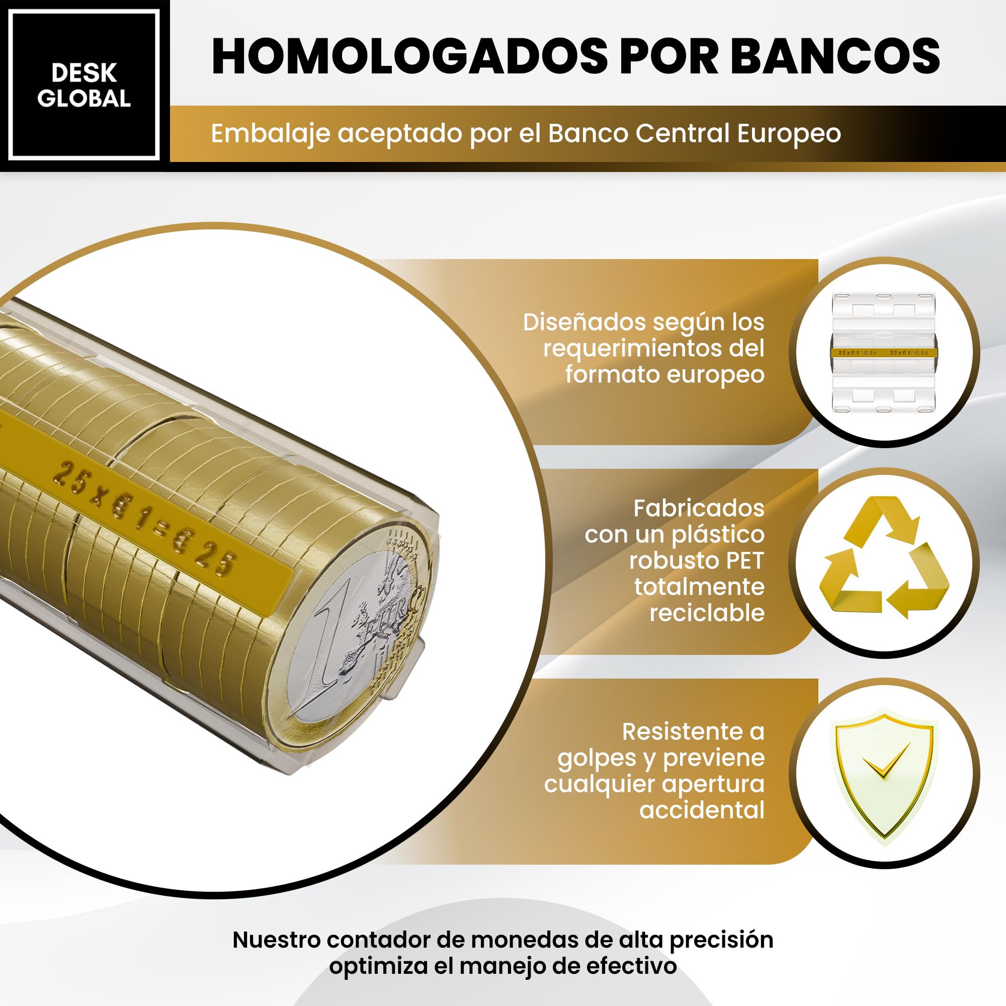 Blister Per Monete Euro AF® - Pack Da 125, Formato Europeo | Per Organizzare E Proteggere Monete Da 2 Euro - Foto 11