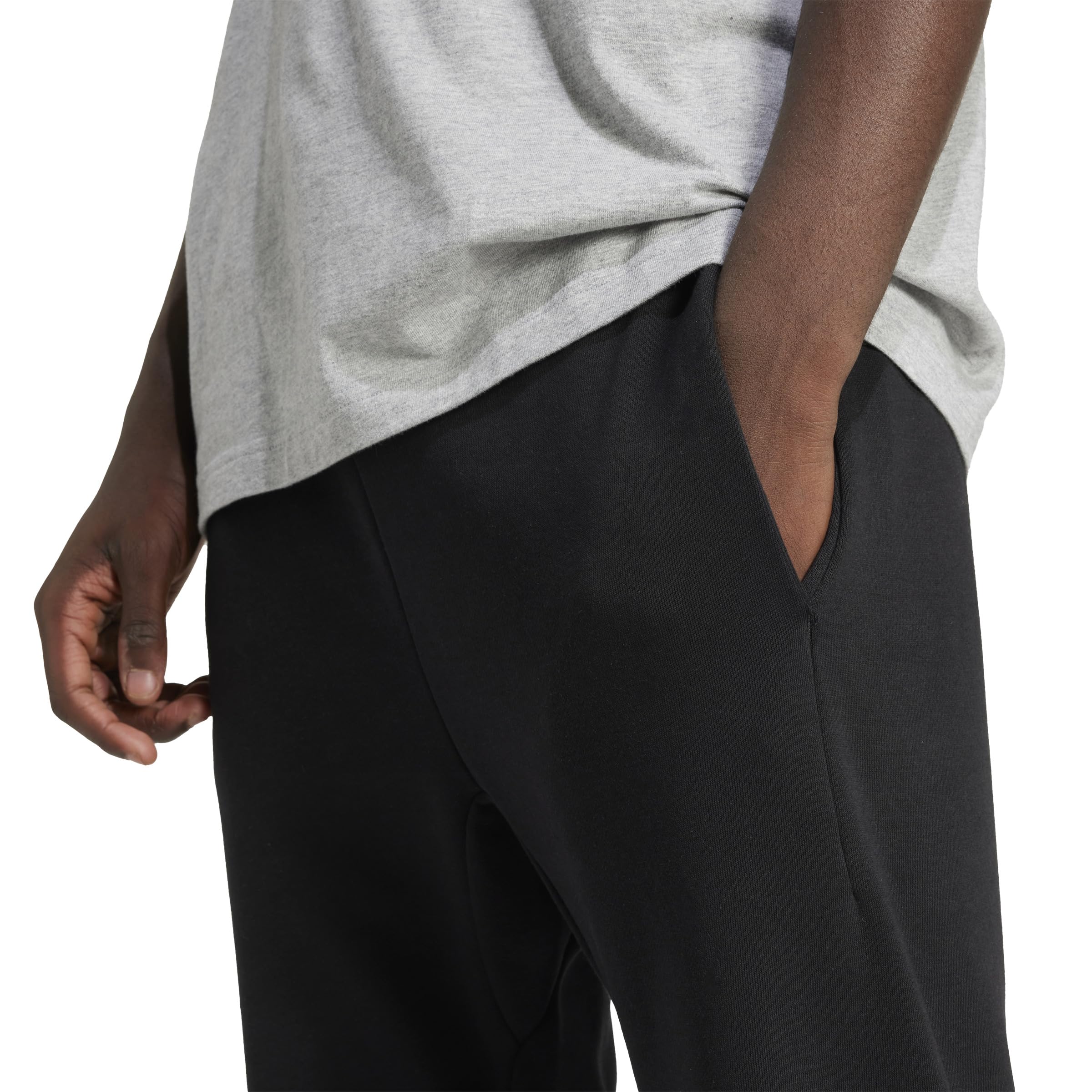 adidas Uomo Essentials Linear Fleece Pant Cuffed
