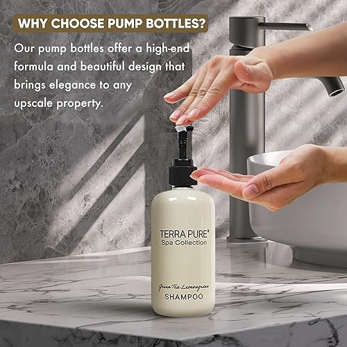 Miniatura 5 de Terra Pure Champú | Colección Spa | Servicios del hotel en botella con bomba | 10.14 oz / 10.1 fl oz (caja de 12)
