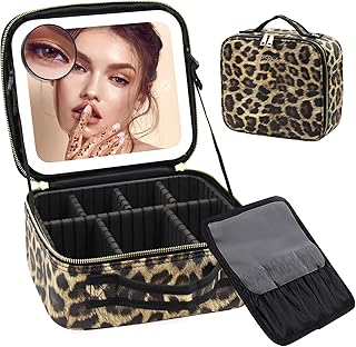 Bolso de maquillaje iluminado con LED con esp...