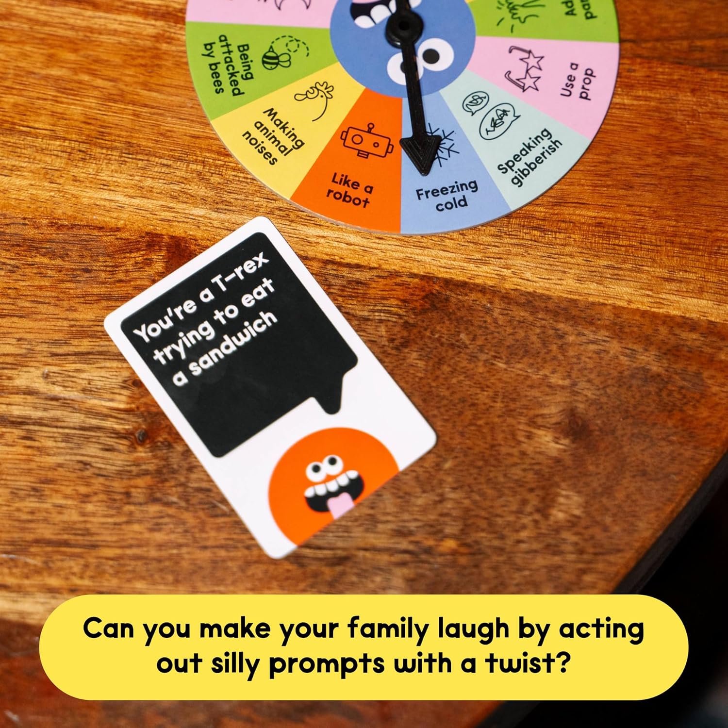 Laugh Attack [Can You Make Your Family Laugh? | Don’t Laugh Challenge Card Game For Kids, Teens, and Families | Great For Game Night, Reunions, Vacation | Kids Gift For Boys & Girls Ages 5+]