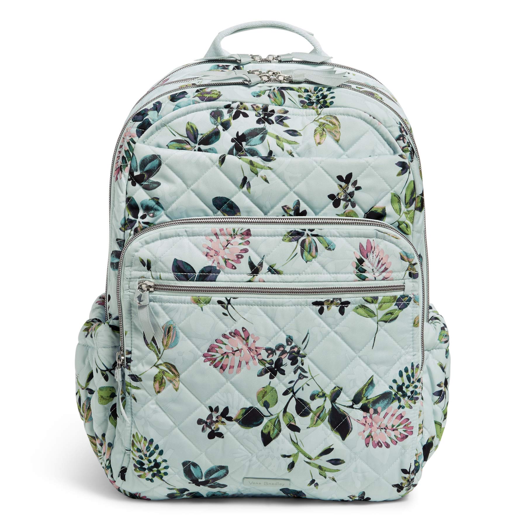 womens Performance Twill Xl Campus Backpack Bookbag, Seawater Blooms, One Size US