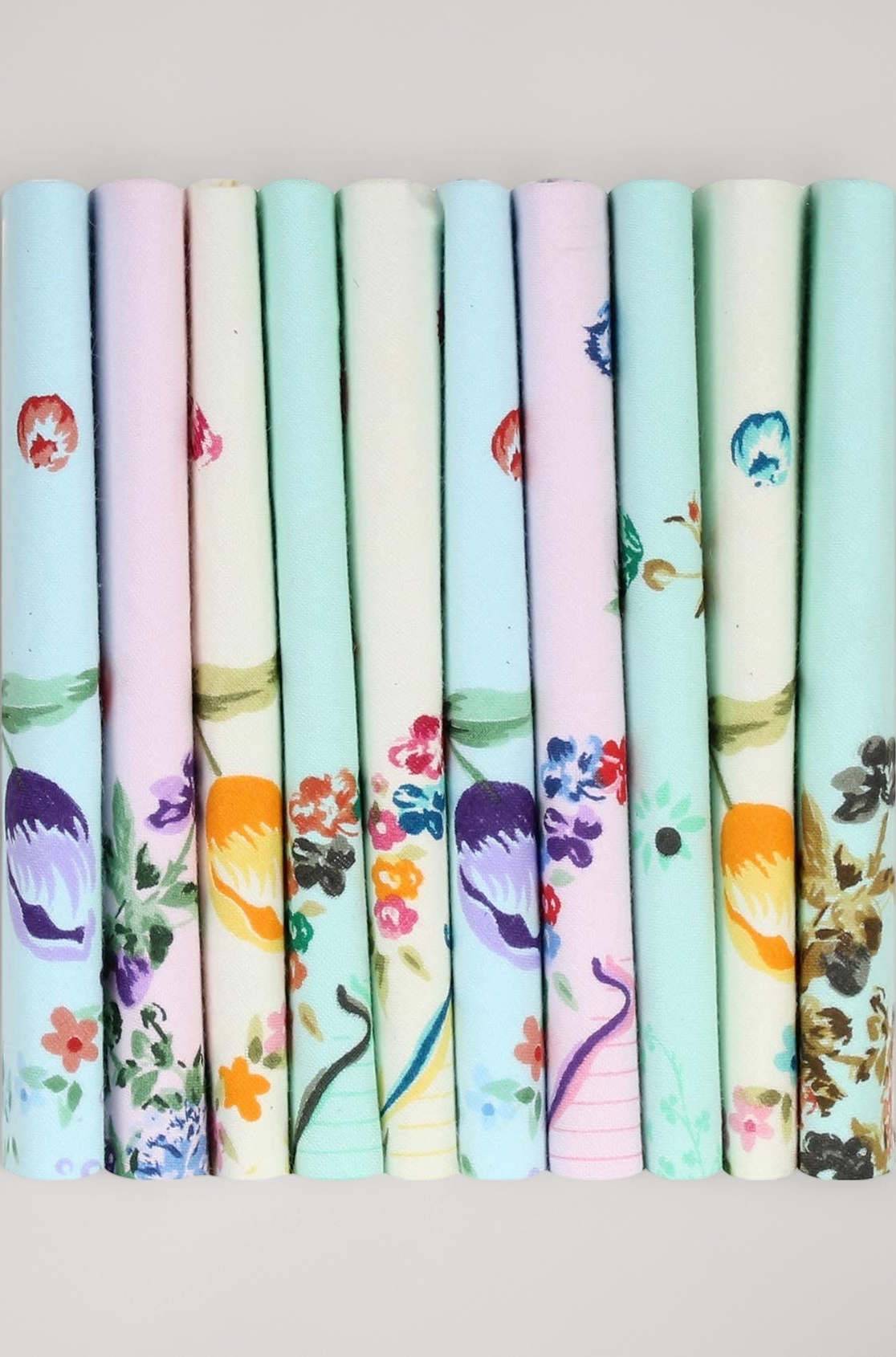 Women'S Floral 100% Pure Cotton Handkerchief | Hanky For Women | Pack Of 10