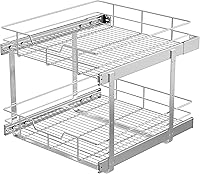 Vista 17 de Organizador de Gabinete Extraíble de 17" de Ancho X 17" de Profundidad, Cajones Deslizantes para Organizadores de Cocina y Almacenamiento, Cajones